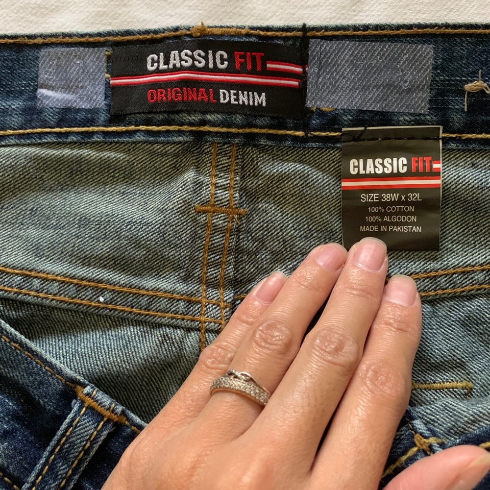 Denim jeans 100% cotton